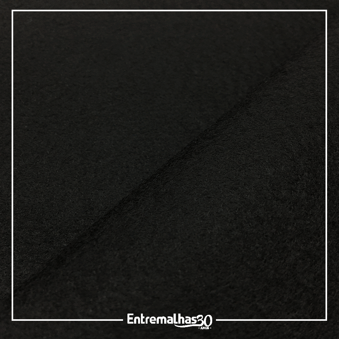 Tecido Feltro - Preto Ref.:858205