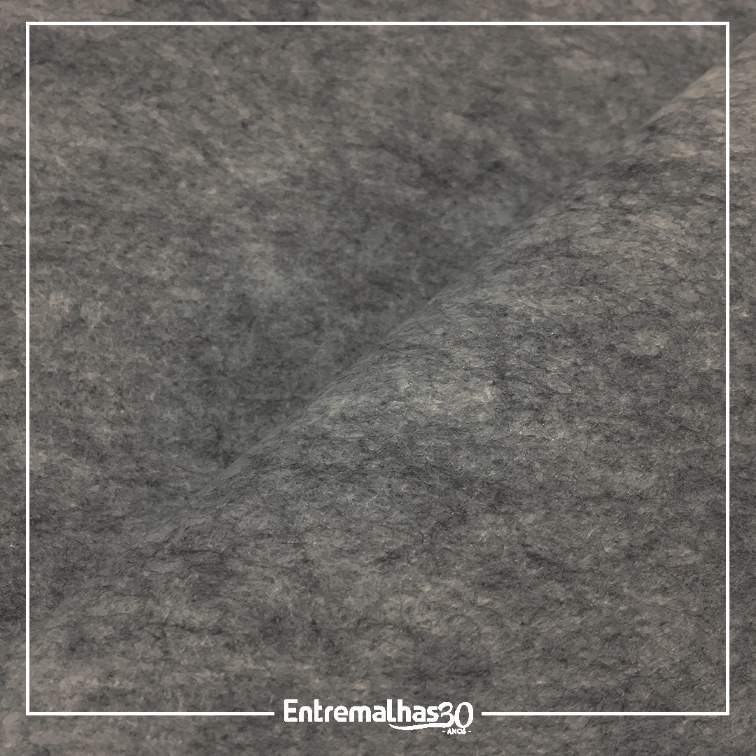 Tecido Feltro - Cinza Ref.:858205