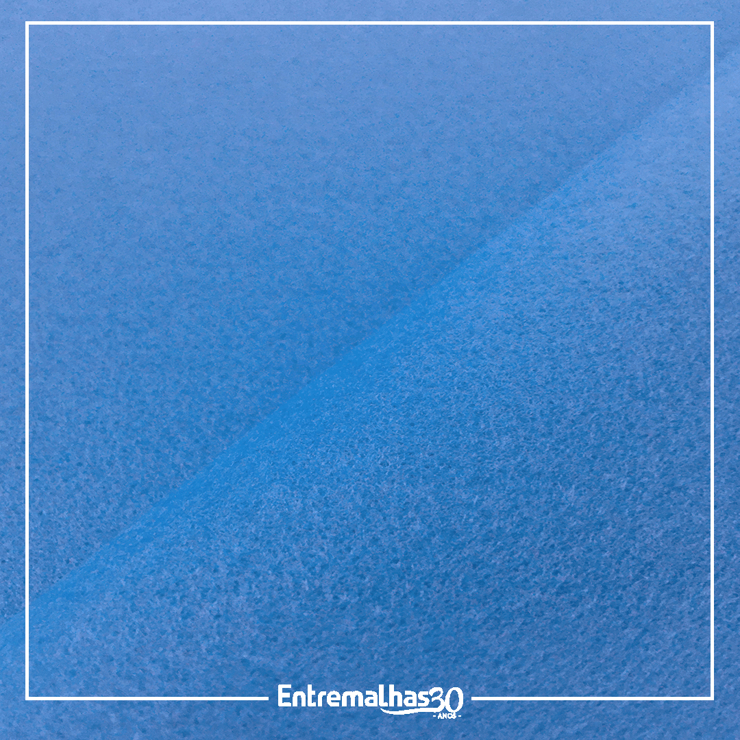 Tecido Feltro - Azul Ref.:858205