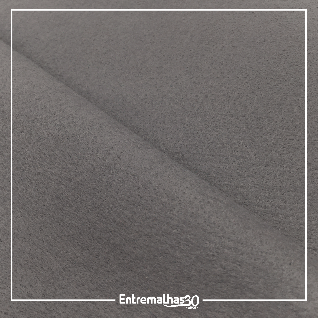 Tecido Feltro - Cinza Ref.:858205