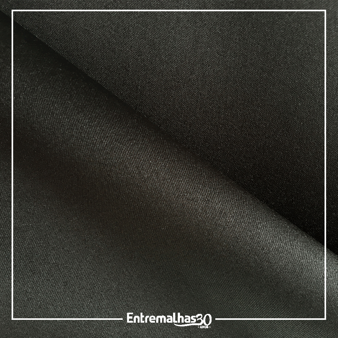 Tecido CK Twill - Preto Ref.:858275