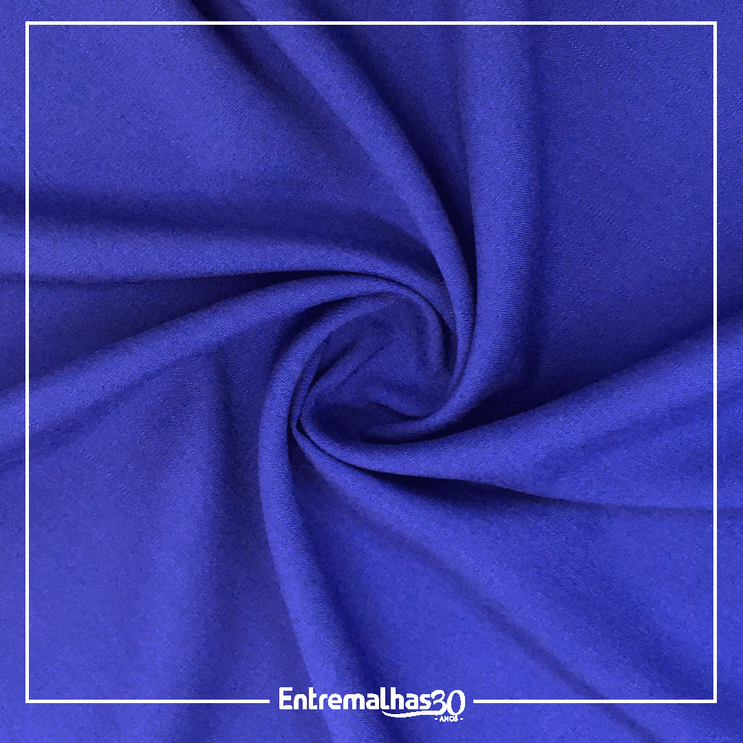 Tecido Rayon San Conrado - Azul Ref.:859481