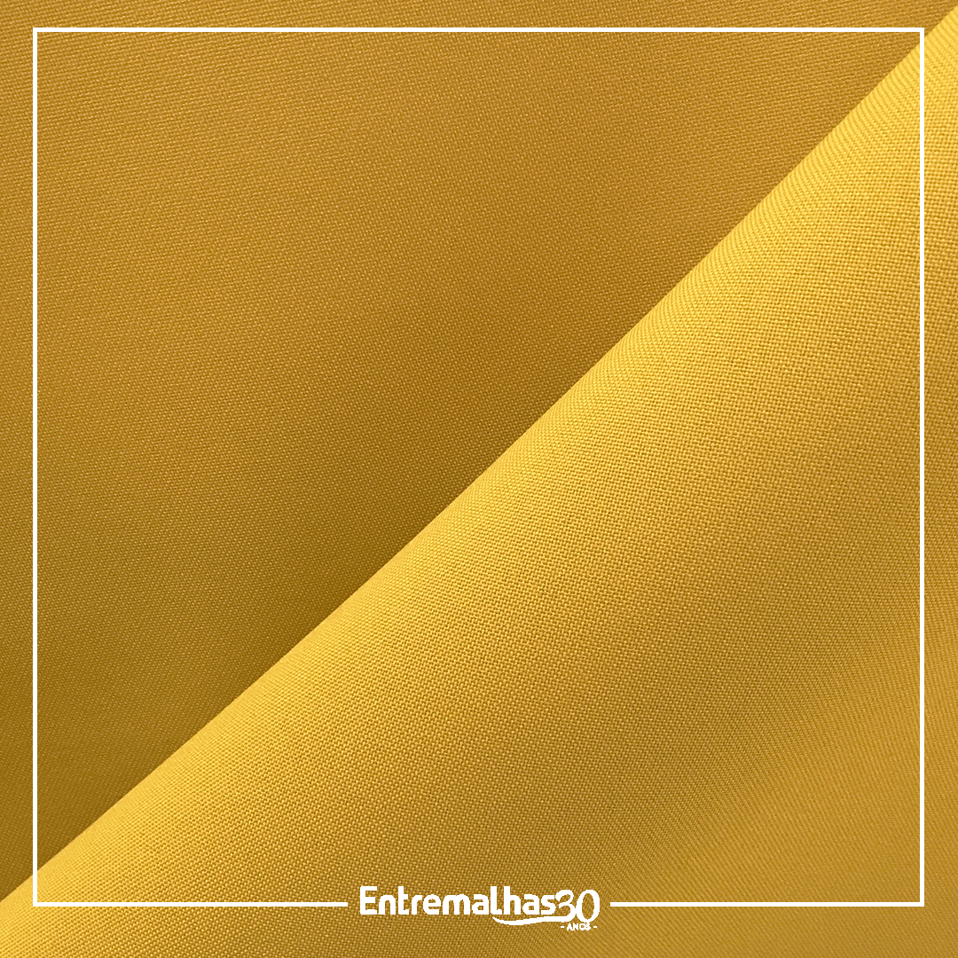 Tecido Oxford Liso - Amarelo Ref.:858062