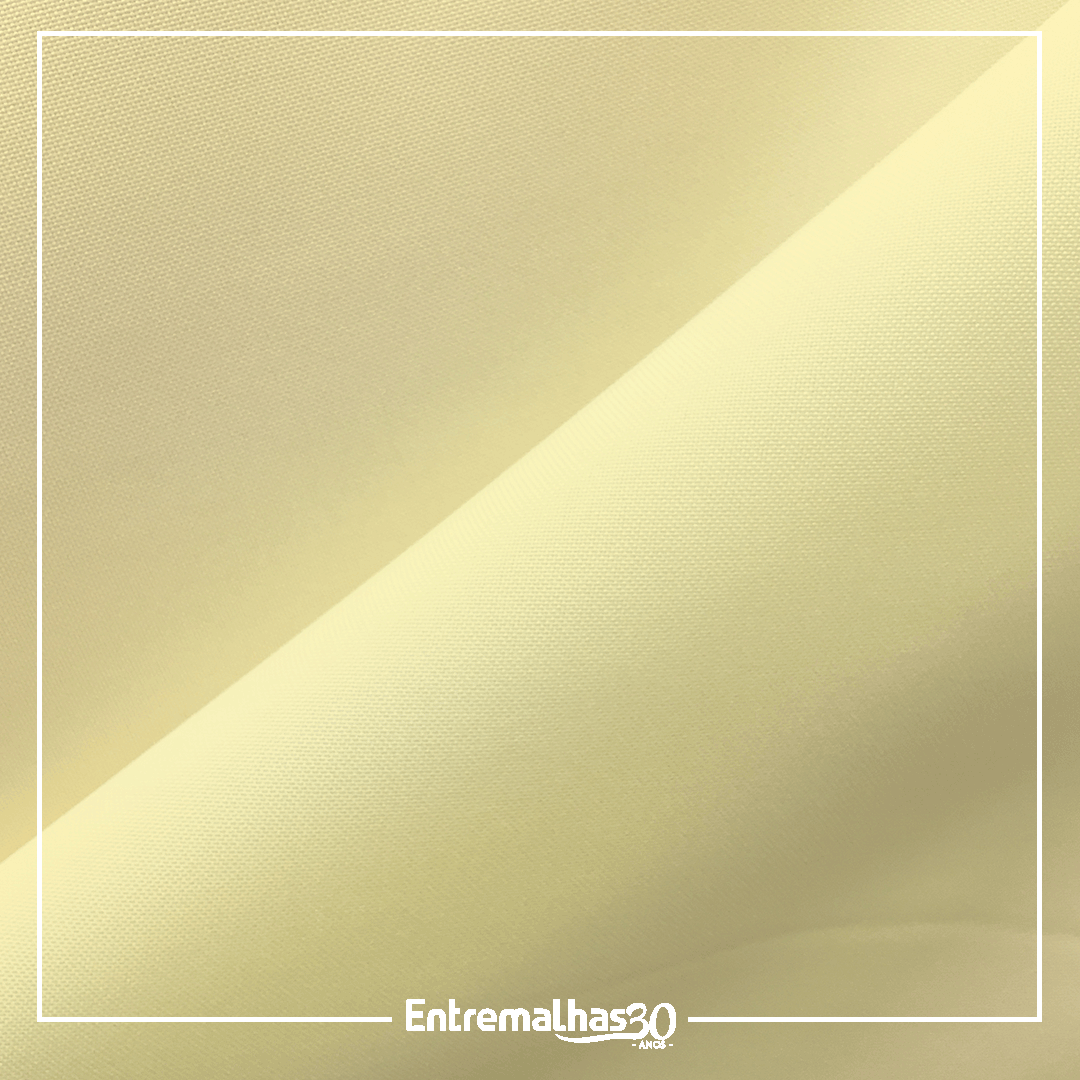 Tecido Oxford Liso - Amarelo Ref.:858062