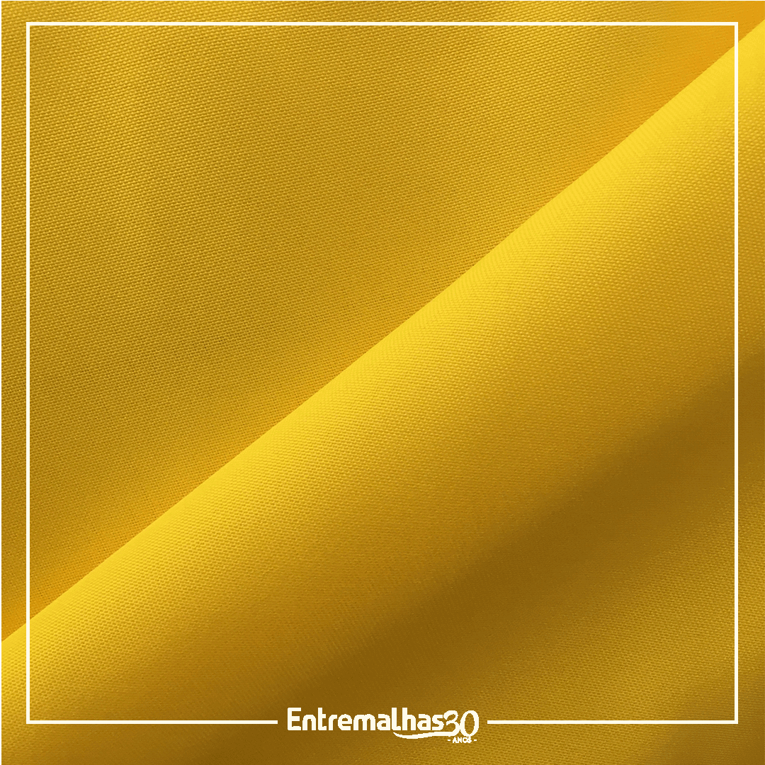 Tecido Oxford Liso - Amarelo Ref.:858062