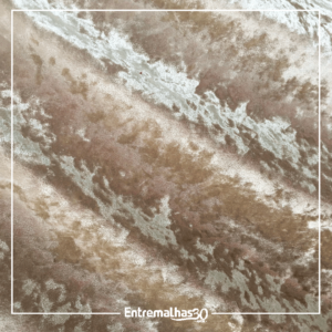 Tecido Veludo Molhado - Bege Ref.:457002