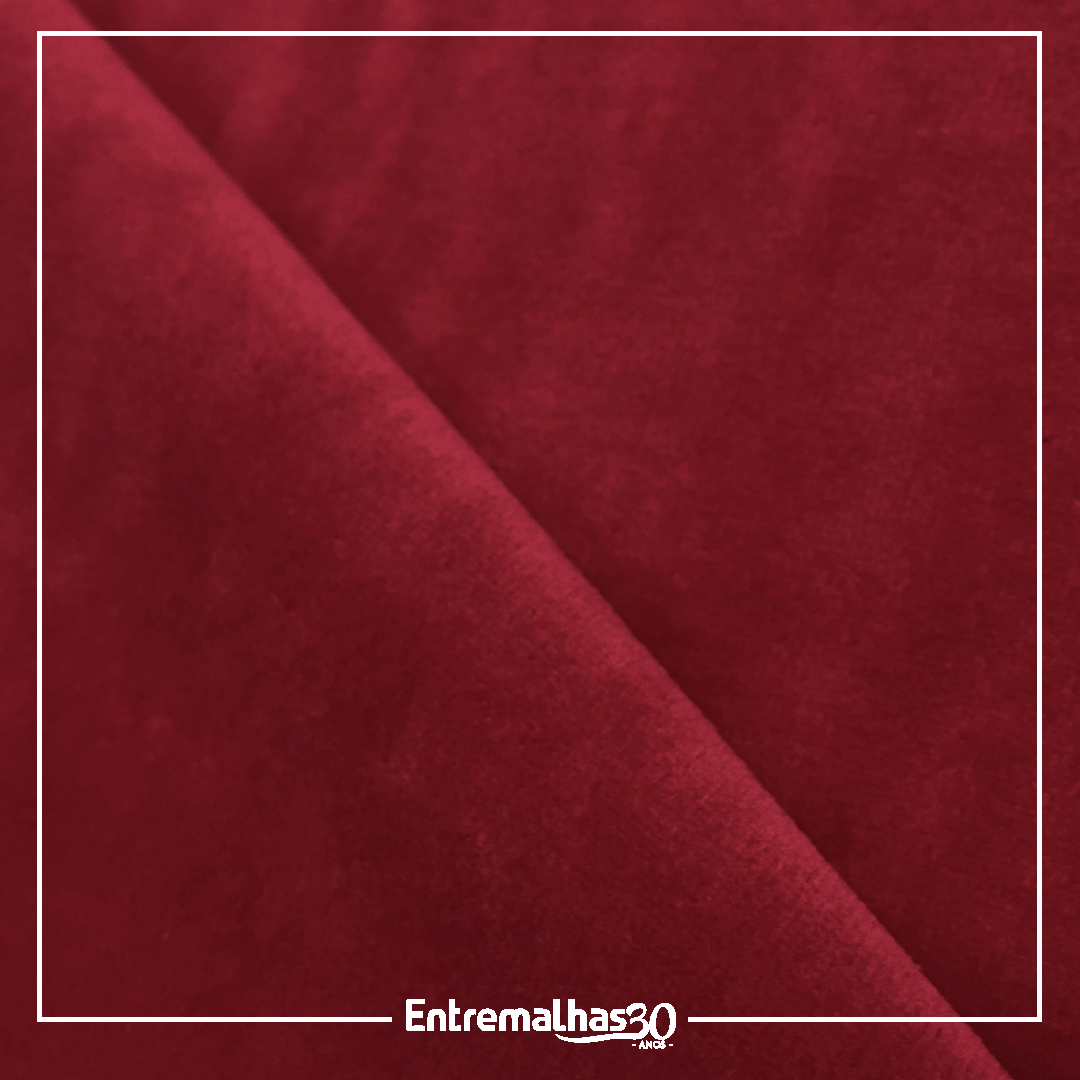 Tecido Plush Light - Vermelho Ref.:412017