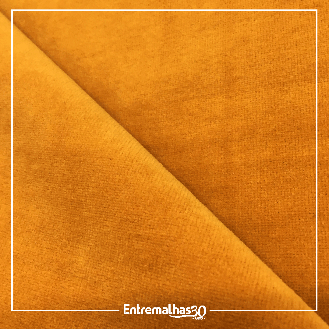 Tecido Plush Light - Amarelo Ref.:412017