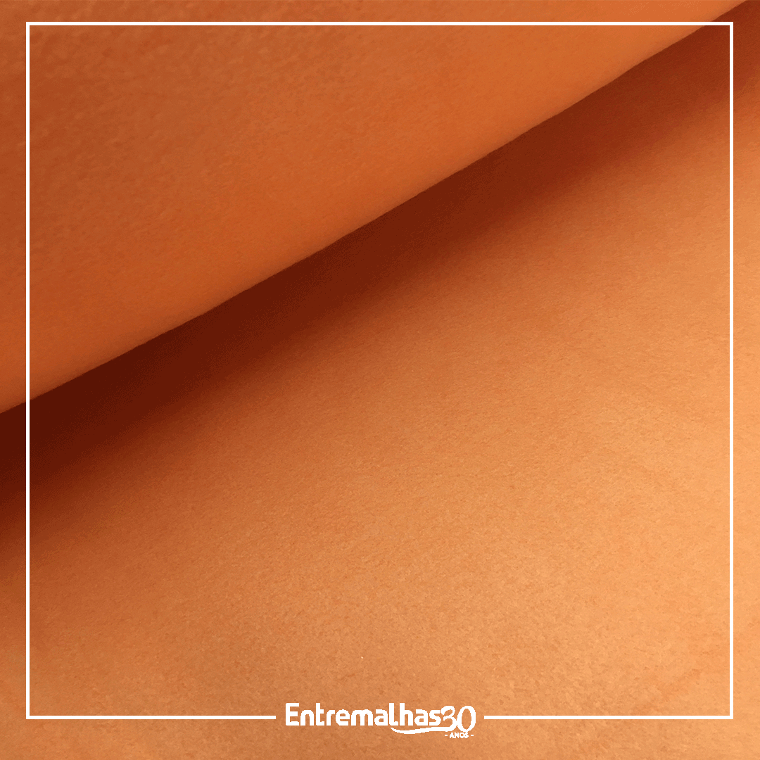 Tecido Soft Importado - Laranja