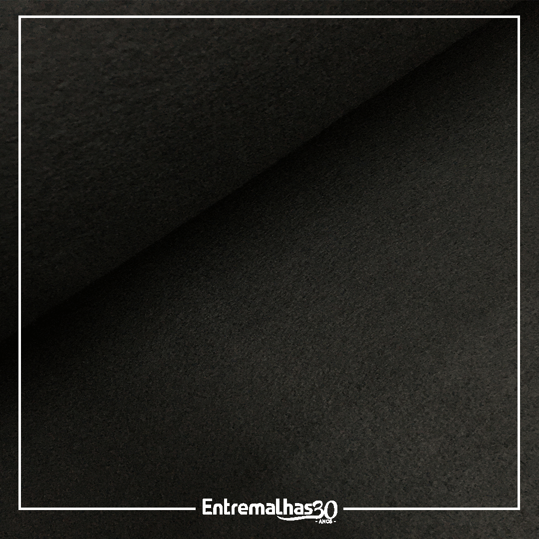 Tecido Soft Importado - Preto Ref.:442056