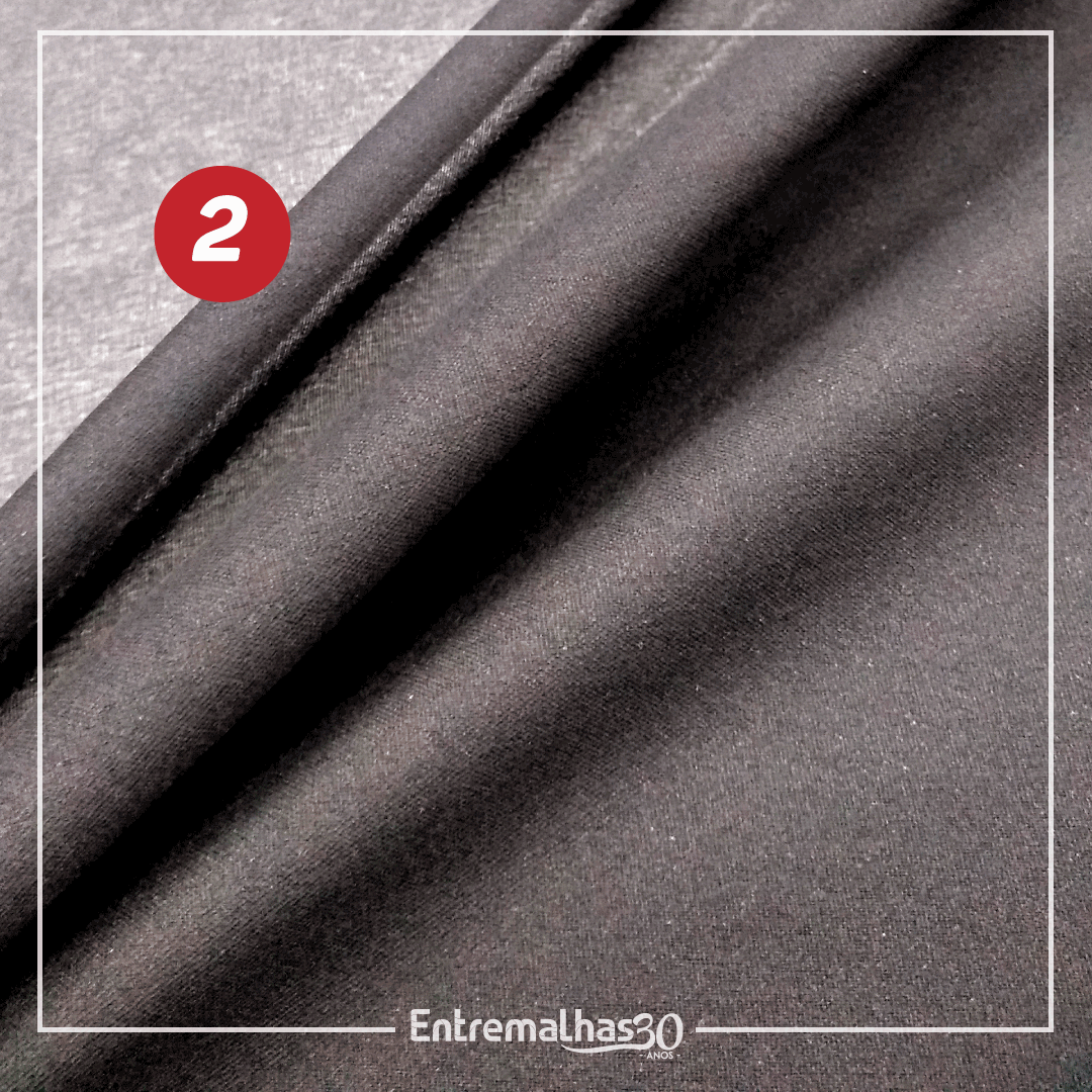 Entretela Alfaiate - Preto Ref.:030064