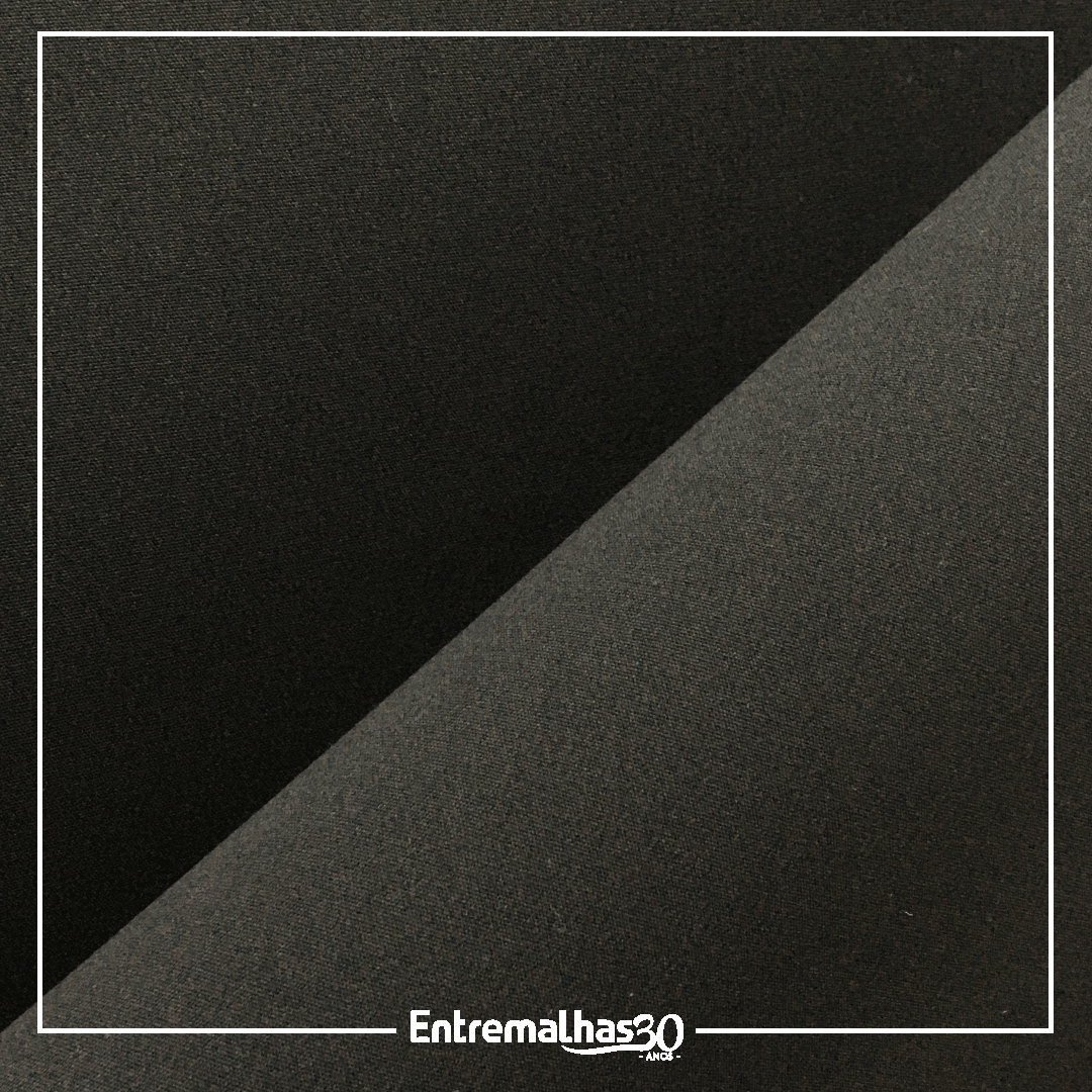 Tecido Tricoline Ibiza - Preto Ref.:869003