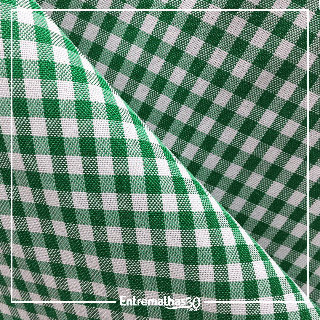 Tecido Oxford Xadrez - Verde Ref.:859030