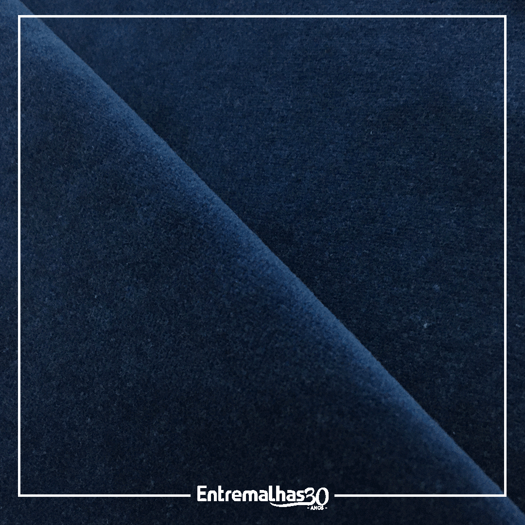 Tecido Plush Light - Azul Ref.:412017