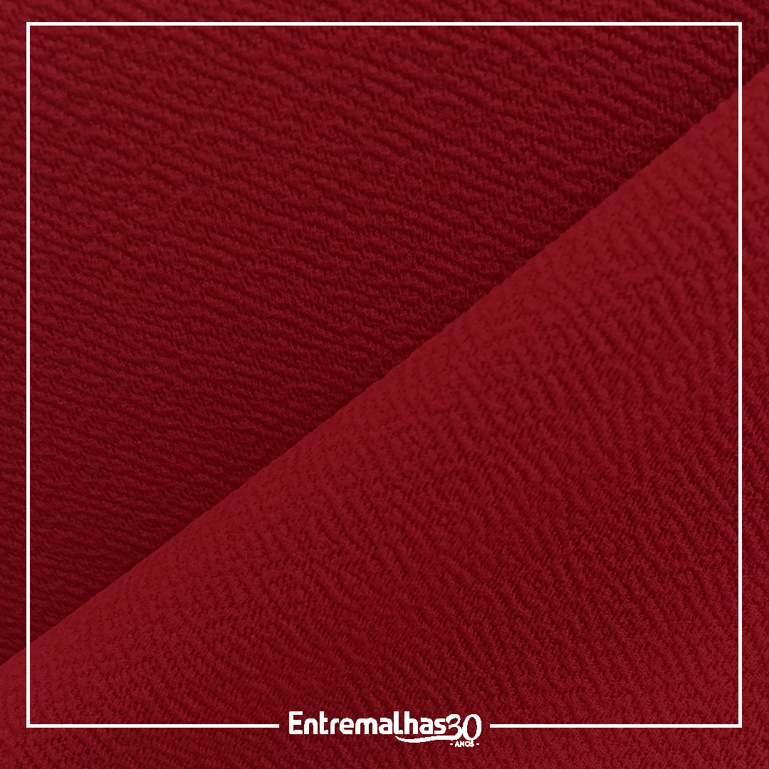 Malha Crepe Miami - Vermelho Ref.:320180