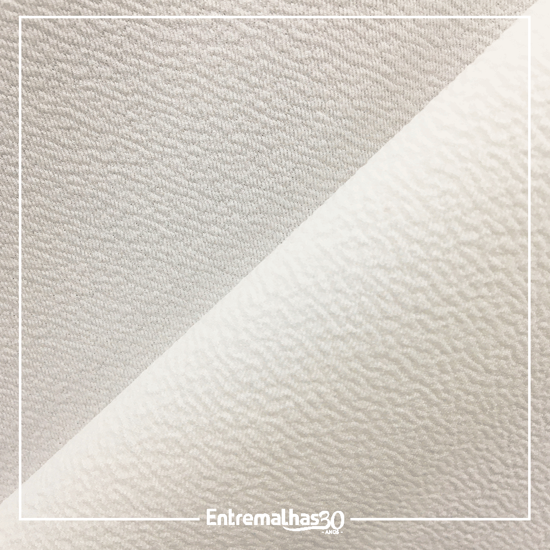 Malha Crepe Miami - Branco Ref.:320180