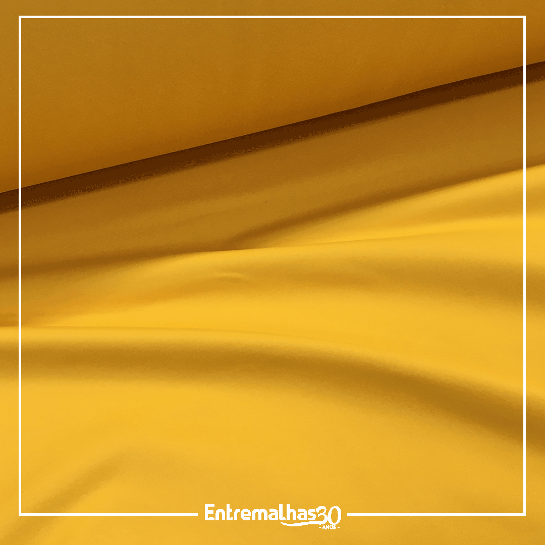 Tecido Lycra Confort New UV50 - Amarelo Ref.:317082