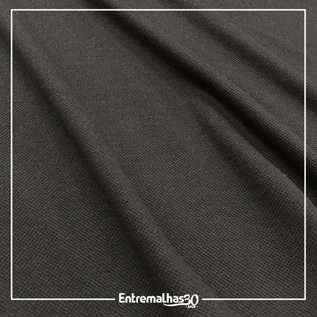 Malha Piquet P/A - Preto Ref.:320624