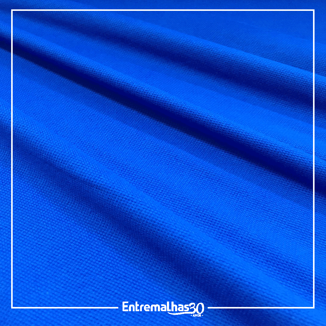 Malha Piquet P/A - Azul Ref.:320624