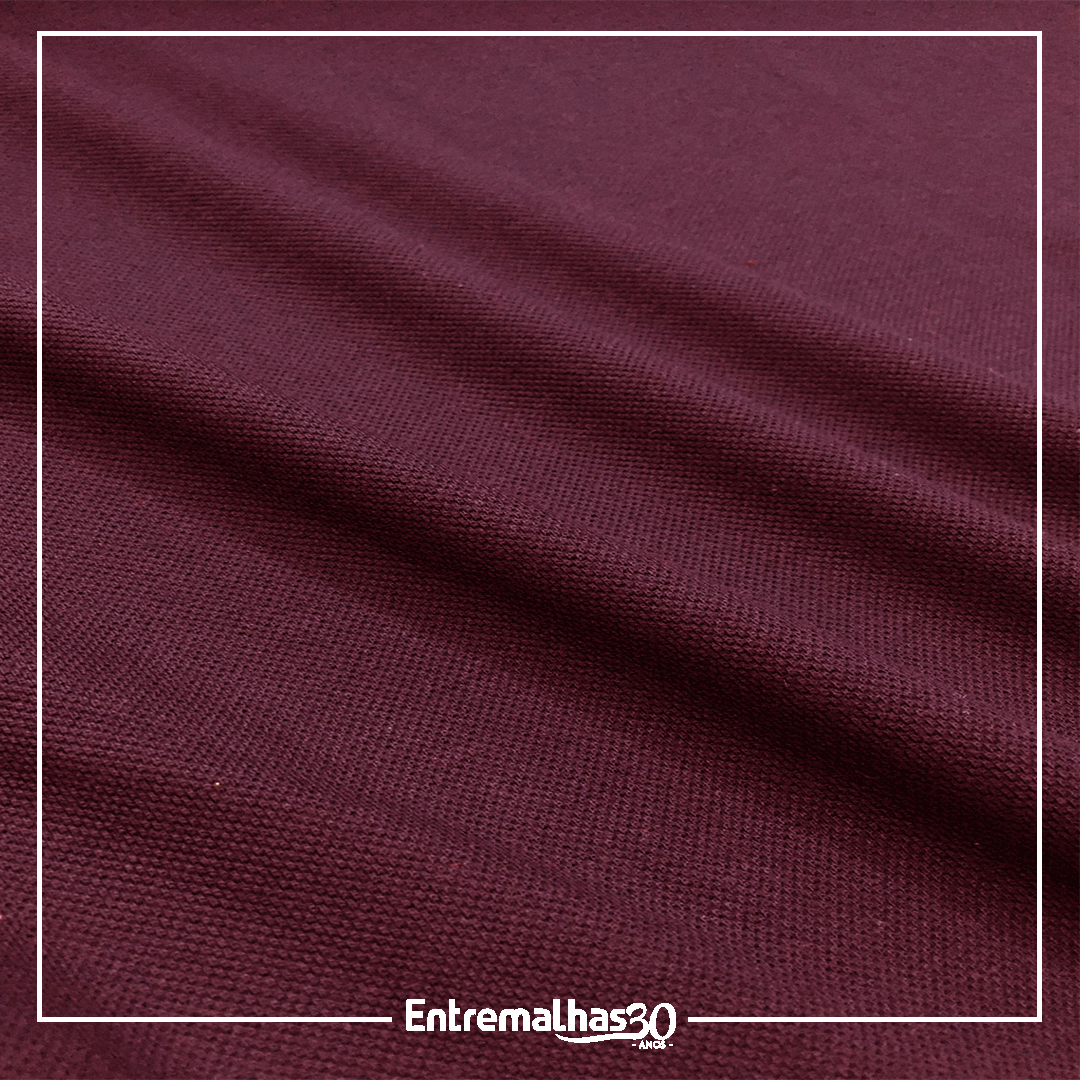 Malha Piquet P/A - Bordô Ref.:320624