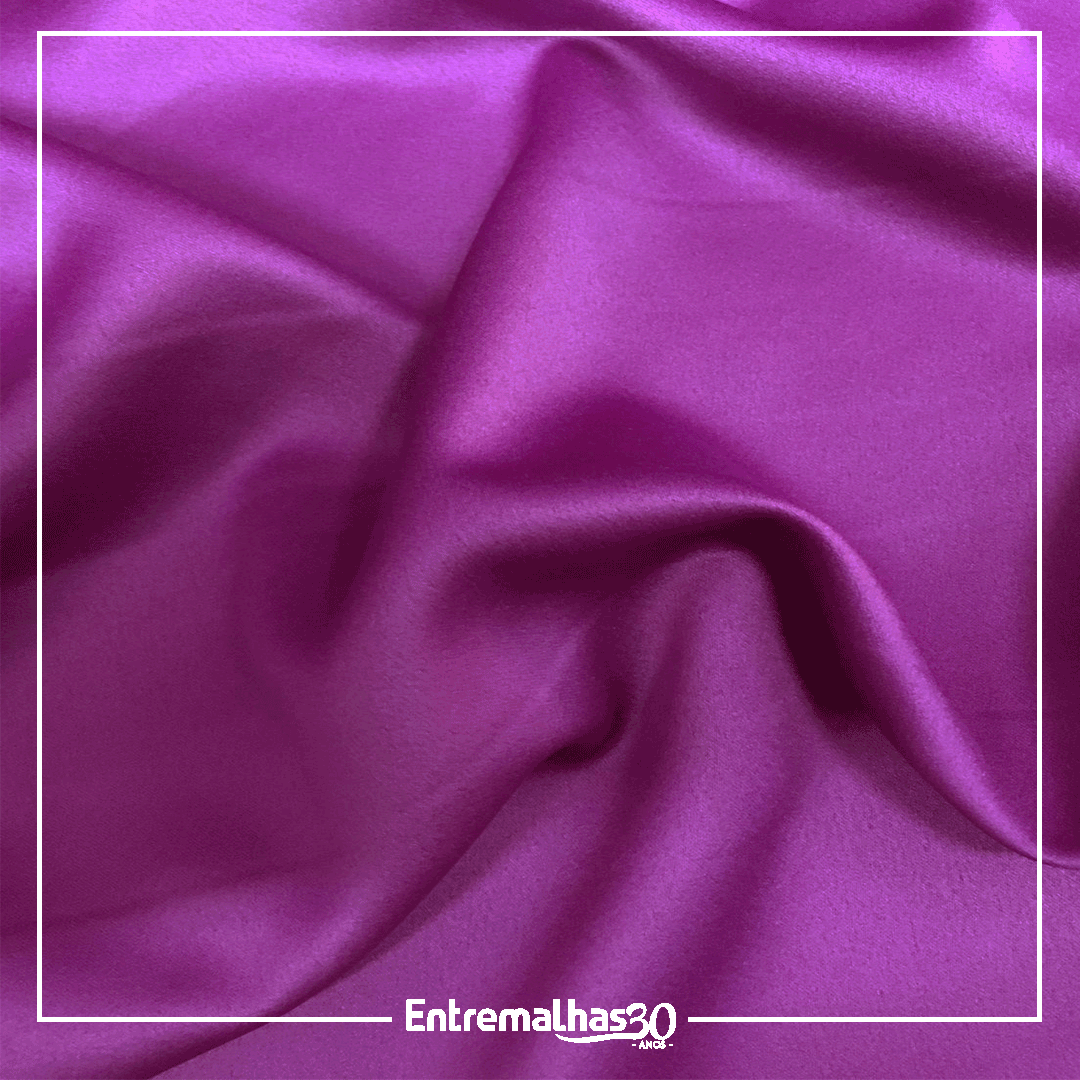 Tecido Crepe Amanda - Roxo