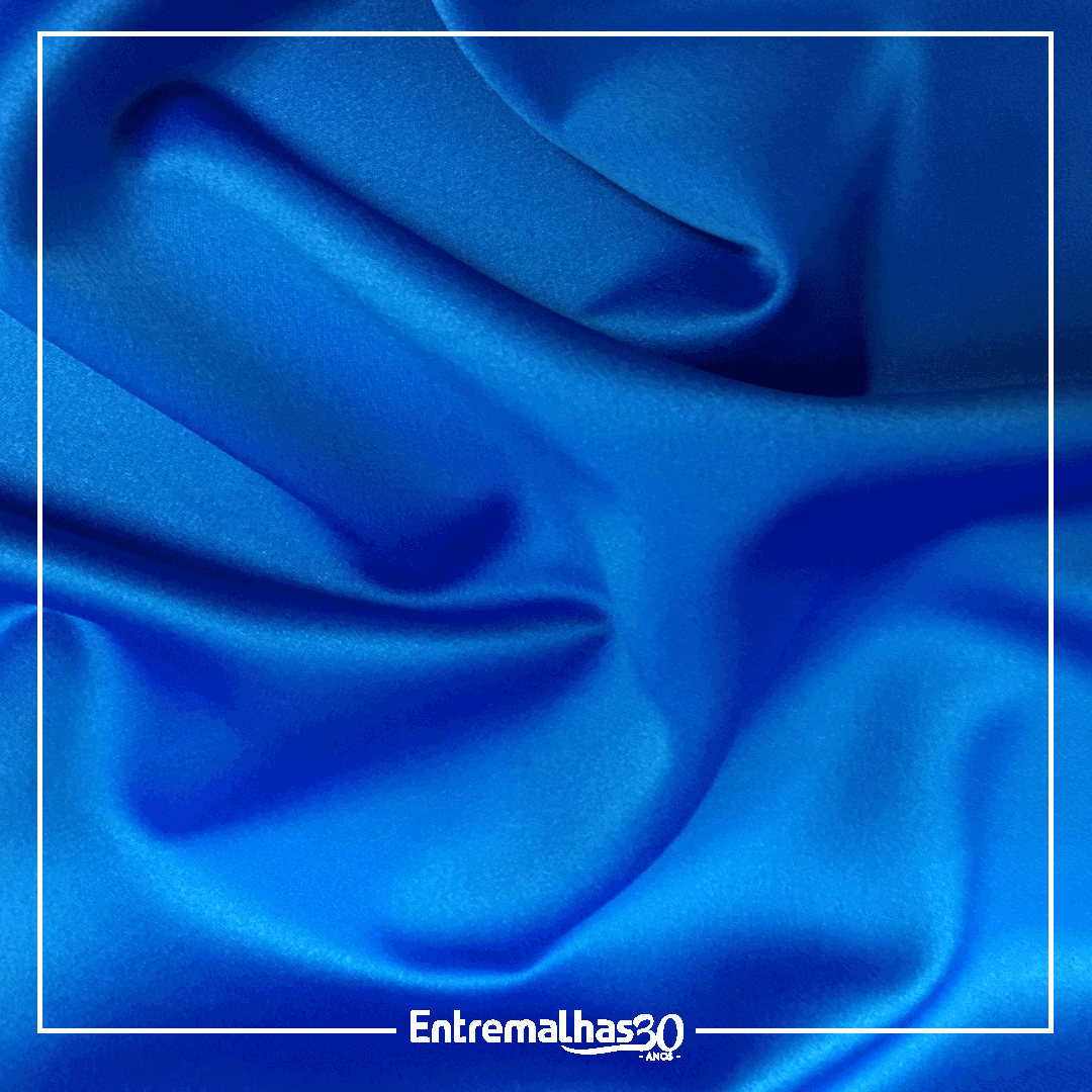 Tecido Crepe Amanda - Azul Ref.:859404