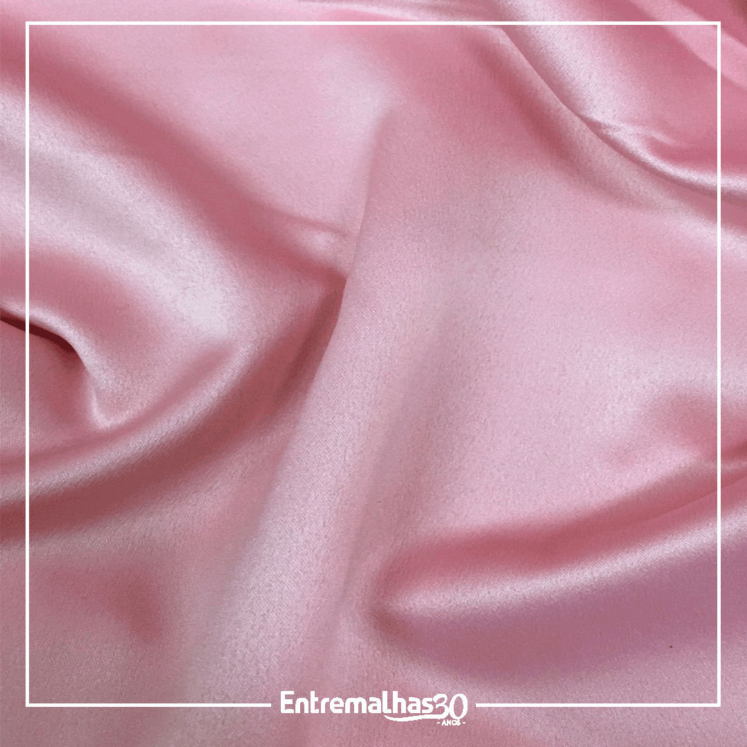 Tecido Crepe Amanda - Rosa Ref.:859404