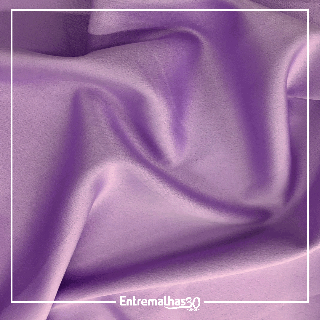 Tecido Crepe Amanda - Lilás Ref.:859404