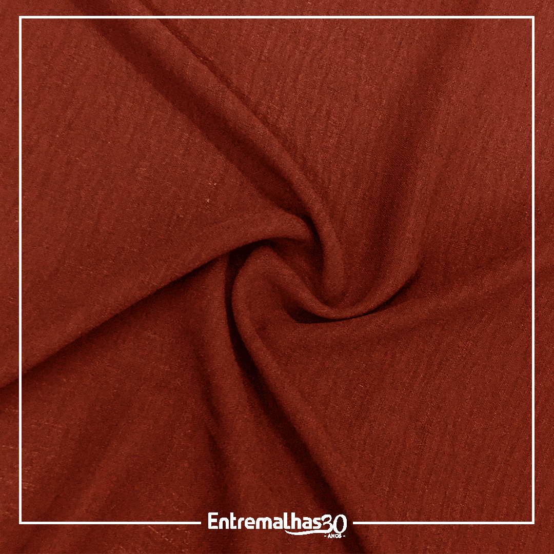 Tecido Tencel Venus/Air Flow - Terracota Ref.:859557