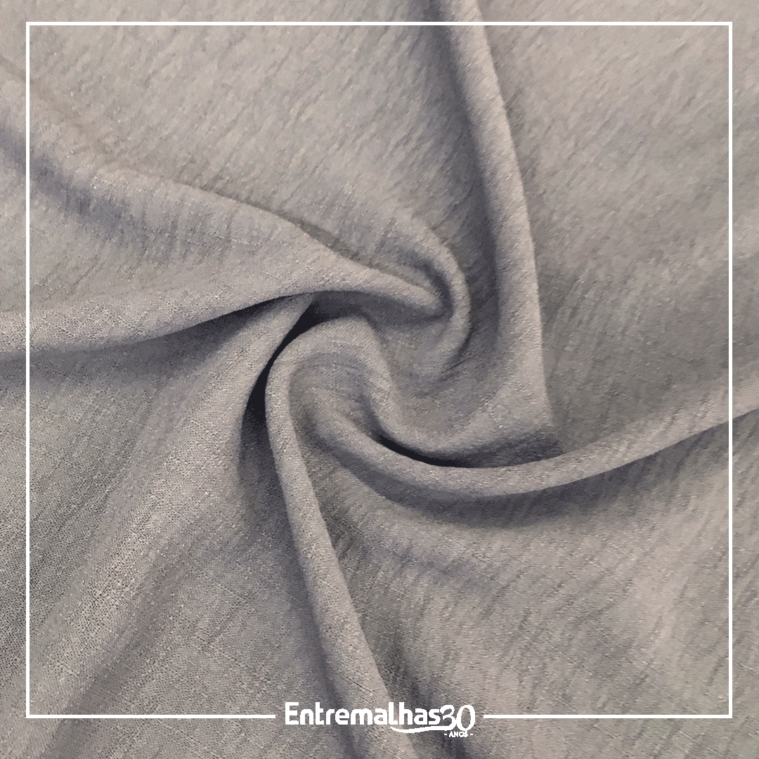 Tecido Tencel Venus/Air Flow - Cinza Ref.:859557