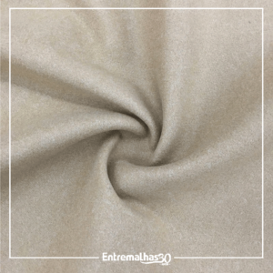 Tecido Lã Batida Paris - Bege Ref.:759021