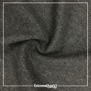 Tecido Lã Batida Paris - Cinza Mescla Ref.:759021