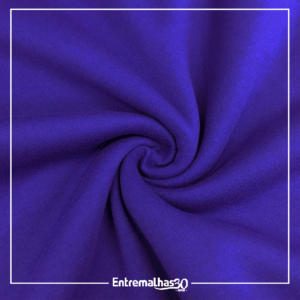 Tecido Moletom Flanelado 3 Cabos - Azul Ref.:359040