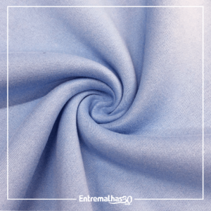 Tecido Moletom Flanelado 3 Cabos - Azul Ref.:359040