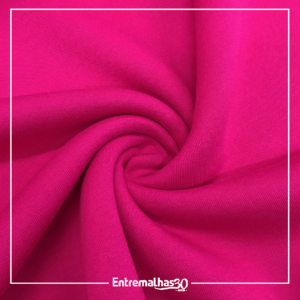 Tecido Moletom Flanelado 3 Cabos - Rosa Ref.:359040