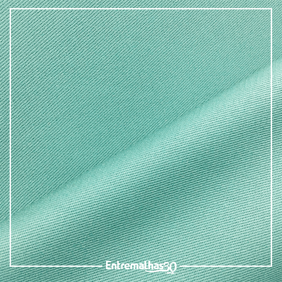 Tecido Sarja Leve 1215 - Verde Ref.:859267