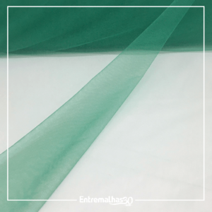 Tecido Tule Ilusão - Verde Ref.:859306