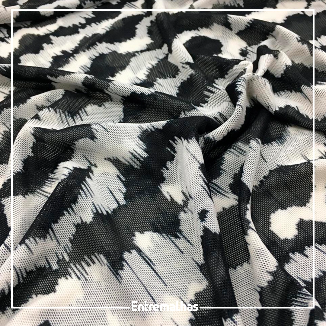 Tecido Lycra Tule Estampada Ref.:317053