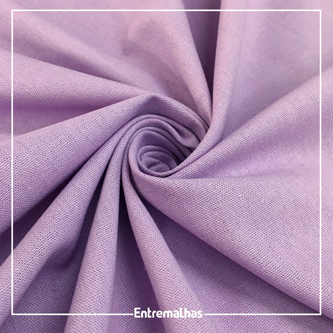 Tecido Linho Washed Soft - Lilás Ref.:858554