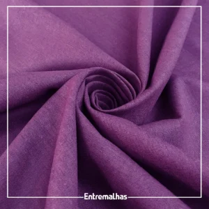 Tecido Linho Washed Soft - Roxo Ref.:858554