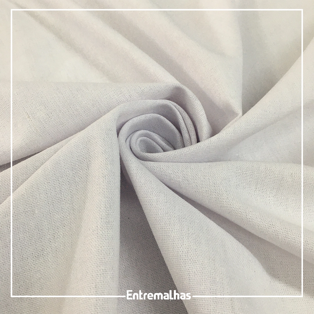 Tecido Linho Washed Soft - Branco Ref.:858554