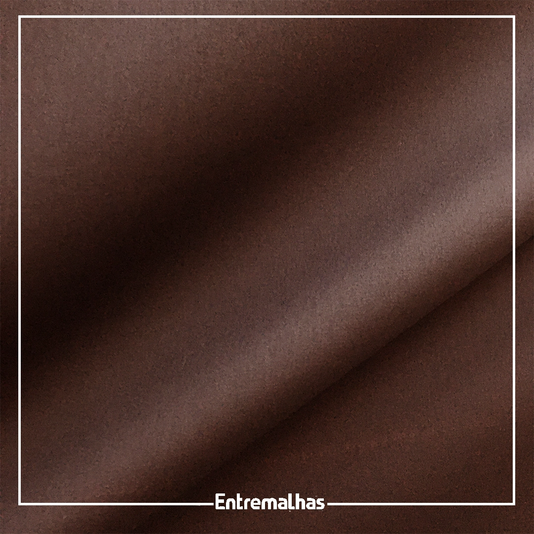 Tecido Tricoline - Marrom Ref.:869012