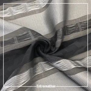 Tecido Voal Listrado Ref.:203419