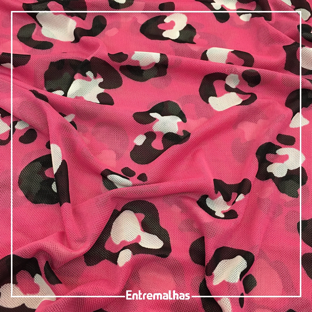 Tecido Lycra Tule Estampada Ref.:317189