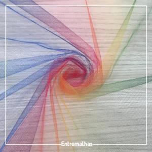 Tecido Tule Arco-íris Ref.: 859878