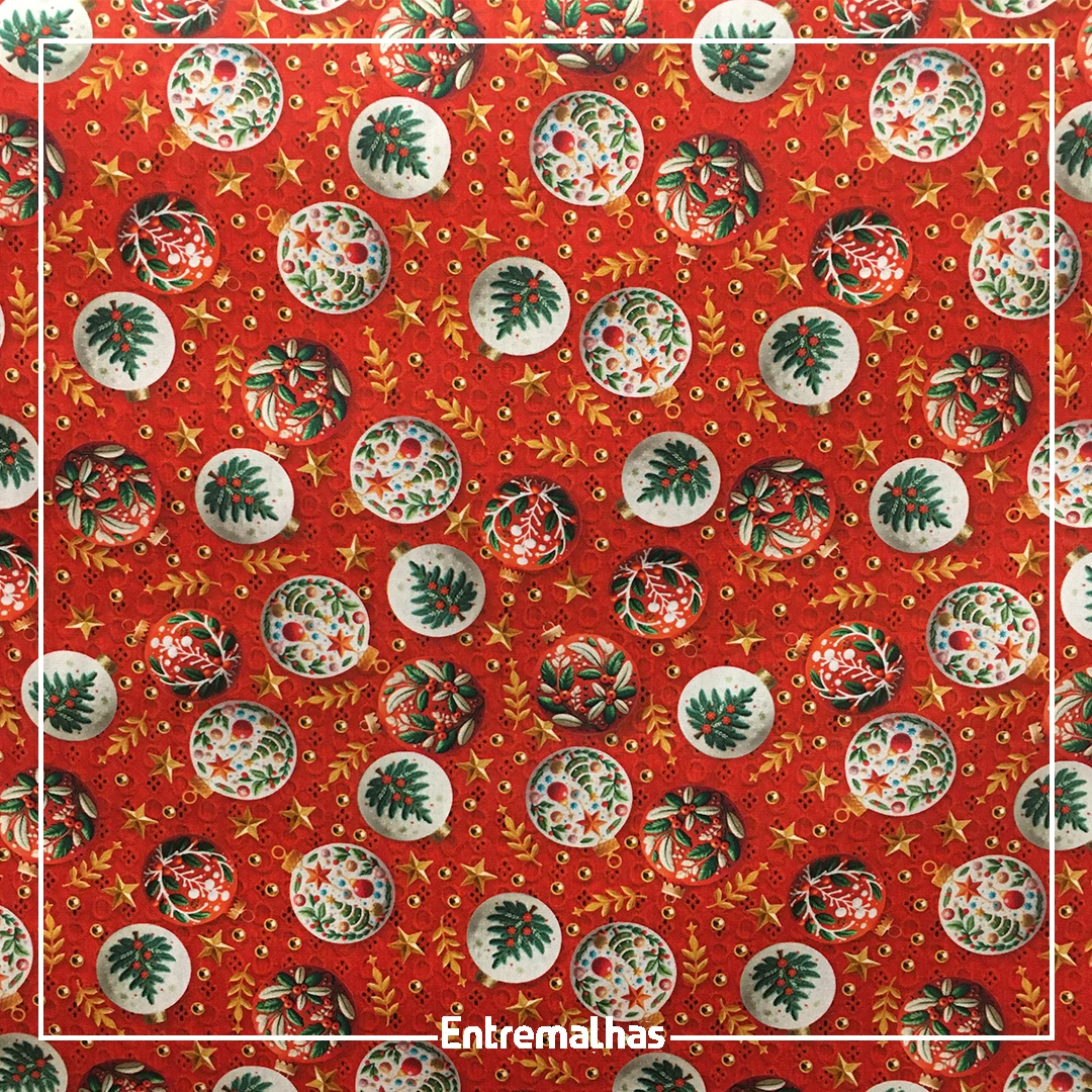 Tecido Tricoline Natal Ref.:858136