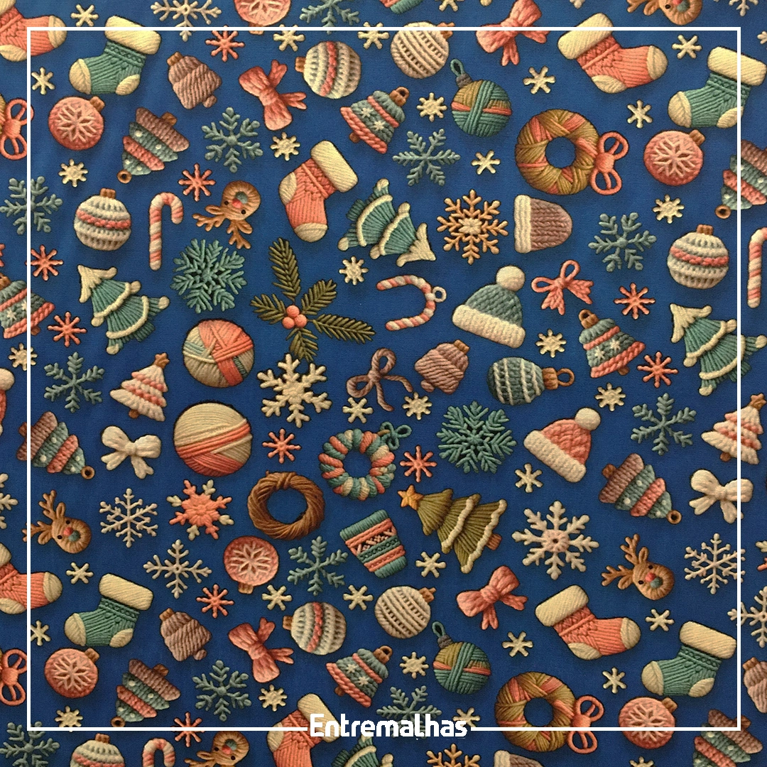 Tecido Tricoline Natal Ref.:858136