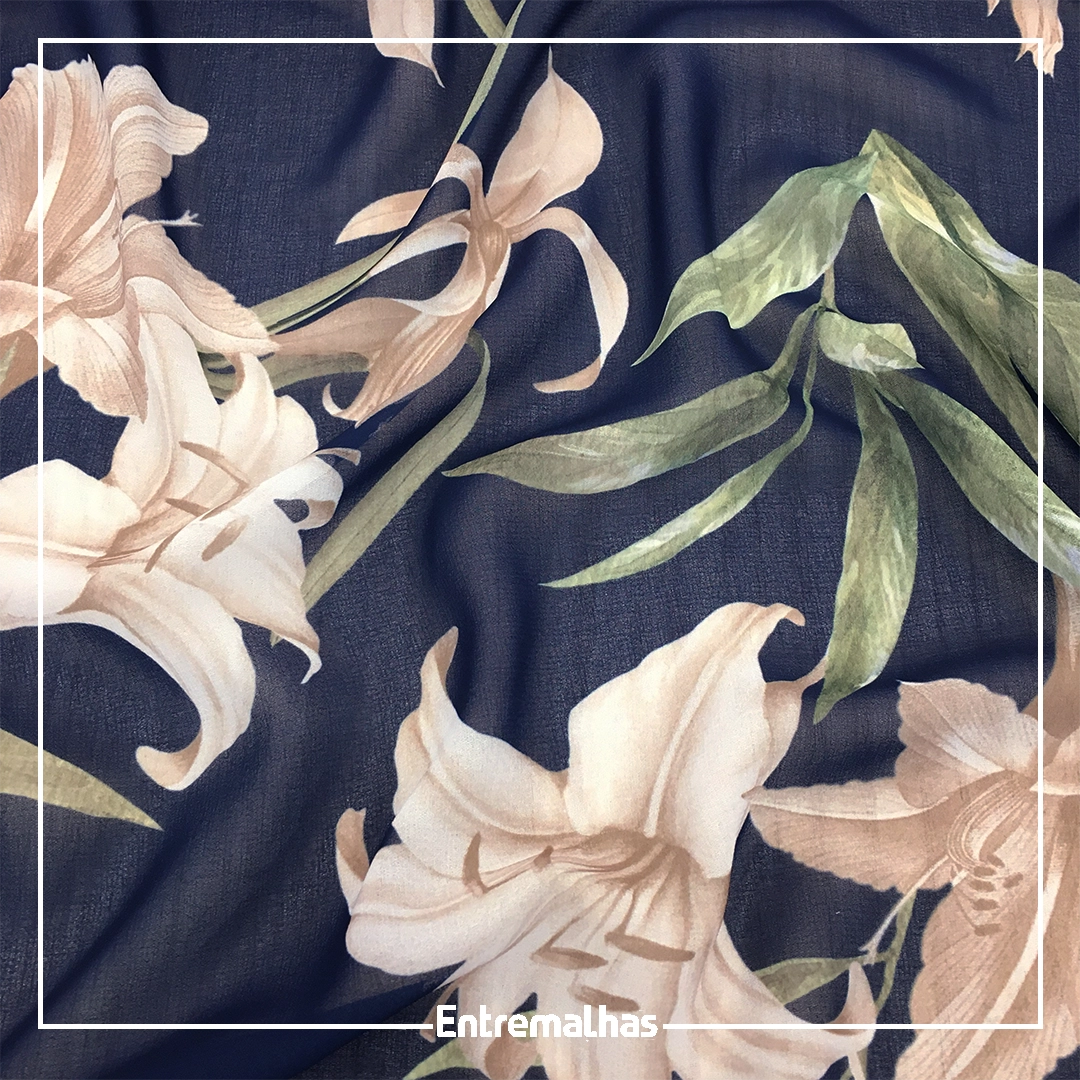 Tecido Crepe Chiffon Silk Ref.:722006