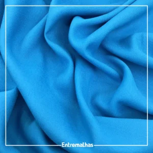 Tecido Viscose Sarjada - Azul Ref.:858814