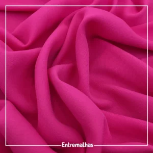 Tecido Viscose Sarjada - Rosa Ref.:858814
